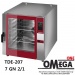 Gas Heißluftofen für Gastro und Beschwadung 7 GN 2/1 mit Automatische Reinigung PLUS TDΕ-207-HD