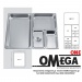 2/1 Stainless Steel Gastronorm Container Pans
