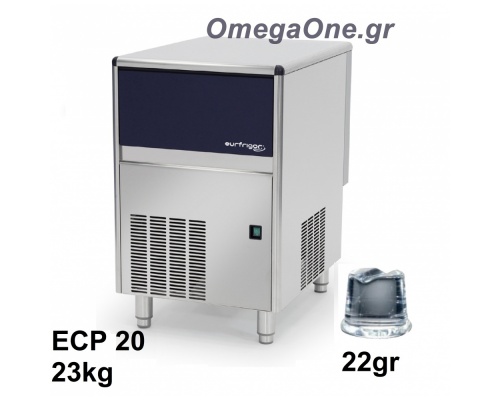 Ice Maker Full Ice Cube 23kg/24hours Storage bin 6kg Full ice cube 22 gr