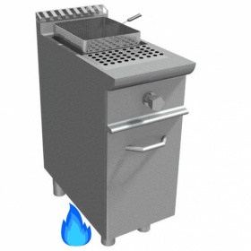 Single Tank Gas Pasta cooker 1 basket 2/3