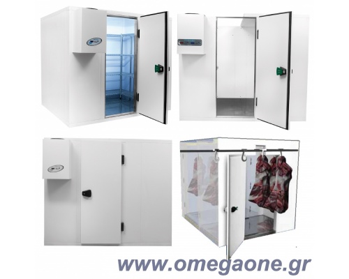 Kühlzelle Isolierung 80 mm außenmaße von (BxT) 1800x1200 bis 1800x3000mm mit Boden