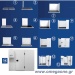 Kühlzelle Isolierung 80 mm außenmaße von (BxT) 2100x1200 bis 2100x3000mm mit Boden