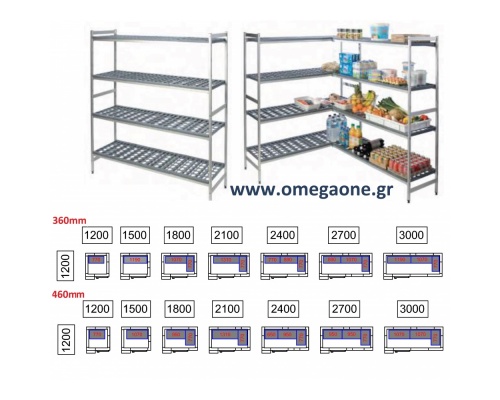 ΜΟΝΩΣΗ 120mm. Διαστ. (ΜxΒ) από 1200x1200mm έως 1200x3000 mm Ψυγεία Λυόμενα Πάνελ με Πάτωμα 