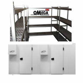 CR SC-M80 Cold room Shelving 4 Level Bays