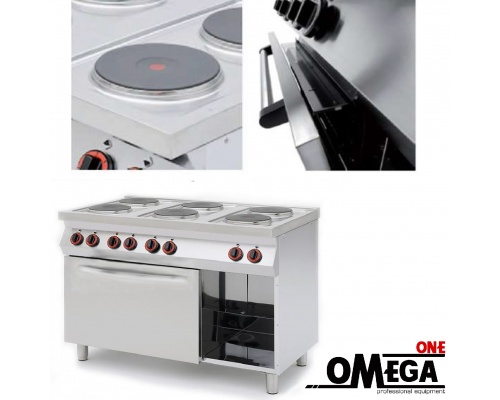 6 Ring Electric Range + Electric Convection Oven