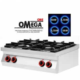 4 Burner Gas Boiling Top 19kW