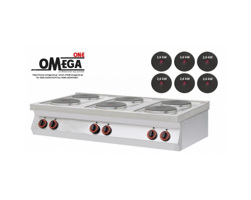 6 Hob Electric Boiling Top