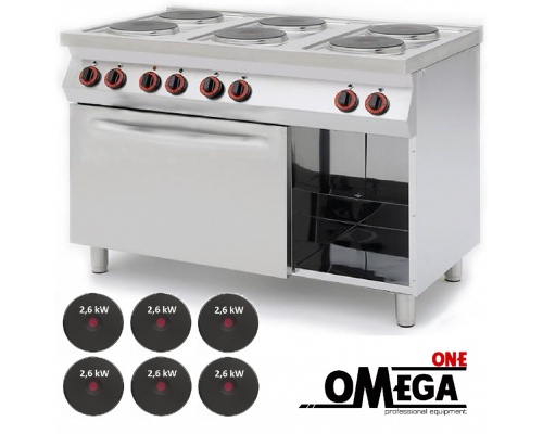 6 Ring Electric Range + Electric Convection Oven
