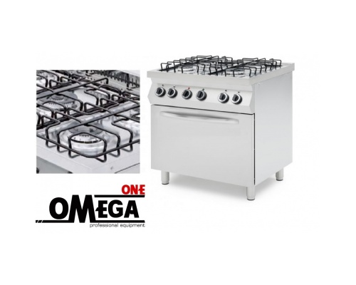 ProChef  4 Burners Gas Range Cooker with Electric Oven GN 1/1