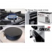 6 Burner Gas Stove with Static Gas Oven GN 1/1