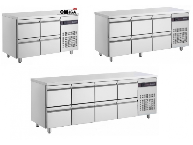 Refrigerated Counters With Drawers Omega One Used Undercounter