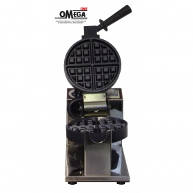 Drehbares Waffeleisen für 4 Waffeln