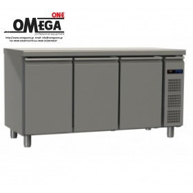 3 Doors Refrigerated Counters Without Compressor Line 60, 70 and 80