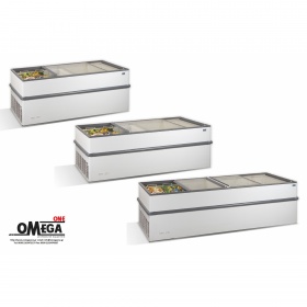 Horizontal Freezer Sliding Glass Lids