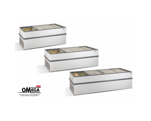 Horizontal Freezer Sliding Glass Lids
