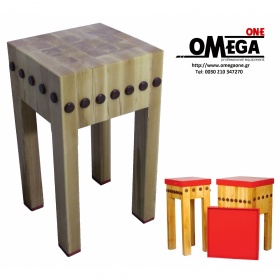 Butchers Block and Table dim. 800x800x900 mm