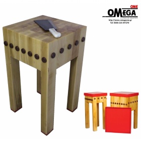 Butchers Block and Table dim. 500x500x900 mm 