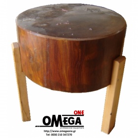 Round Butchers Block and Table