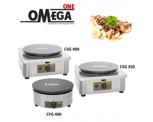 Roller Grill CSG 350mm and 400mm Single Gas Crepe Maker