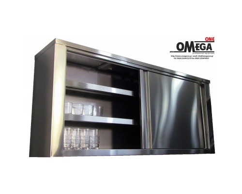 Stainless Steel Body Sliding Door Wall Mounted Cupboard