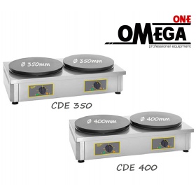 Elektro-Crépe Crêpegerät 350mm und 400mm -2 Platten Roller Grill