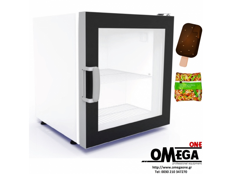 475 Euro Mini Glass Door Freezer Compact Fridge