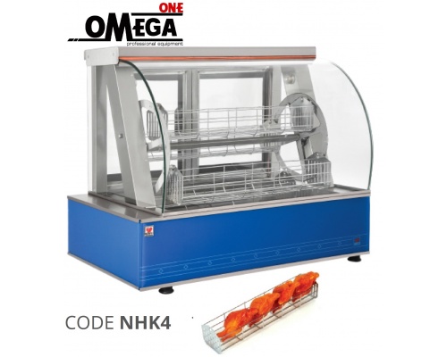 Elektro Hähnchengrill -4 Körbe 68 cm