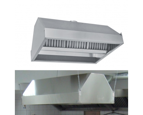 Commercial kitchen extraction canopy