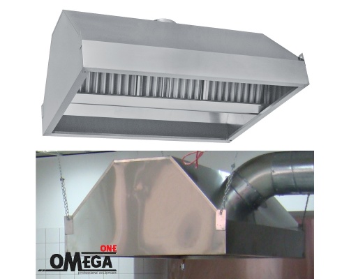 Commercial kitchen extraction canopy