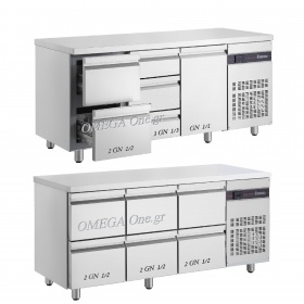 1792 mm Catering Refrigerated Counters with door and drawers omega-one