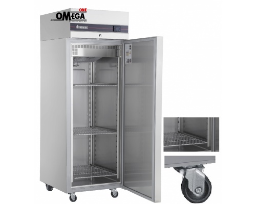 Upright Freezer Stainless Steel with 4 Castors 654 Ltr