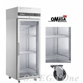 Tiefkühlschrank mit Glastür mit Räder 654 Ltr