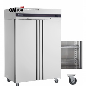 Double Doors Upright Freezer with 4 CASTORS 1432 Ltr 