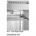 Double Glass Doors Upright Freezer with 4 Castors 1432 Ltr