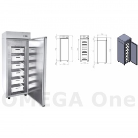 Refrigerated Fish Cabinets Keepers 1 Door 6 Drawers PVS 700x780x206 mm