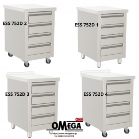 Cupboard with set of drawers 