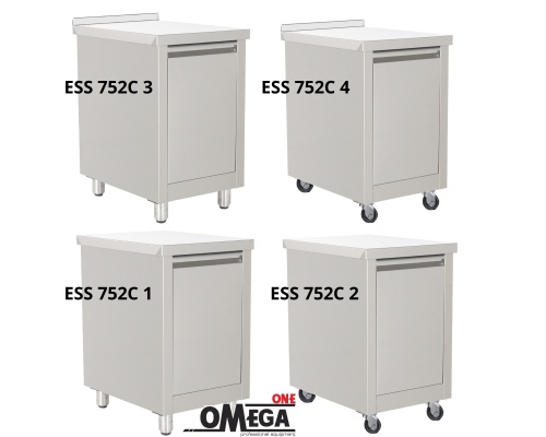 Stainless Steel Cupboard with container