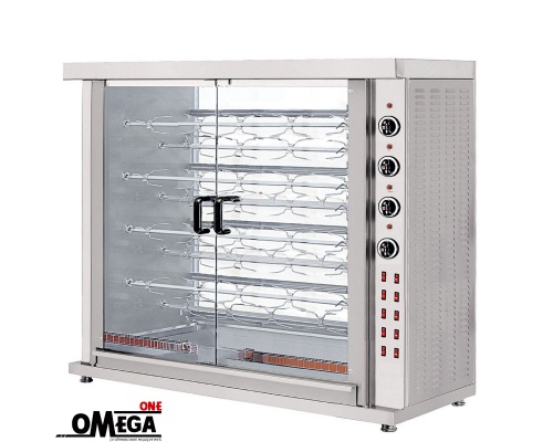 9 Spit Electric Chicken Rotisserie Oven 