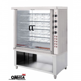 9 Spit Electric Chicken Rotisserie Oven with Base | Omega One
