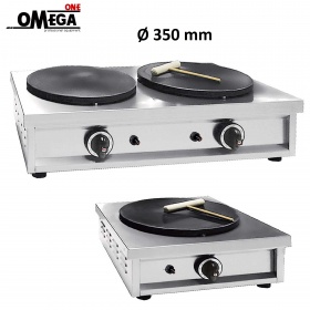 Doppel und Einzel Gas Crêpegerät 