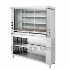3 Spit Gas Rotisserie Oven with Base | Omega One 