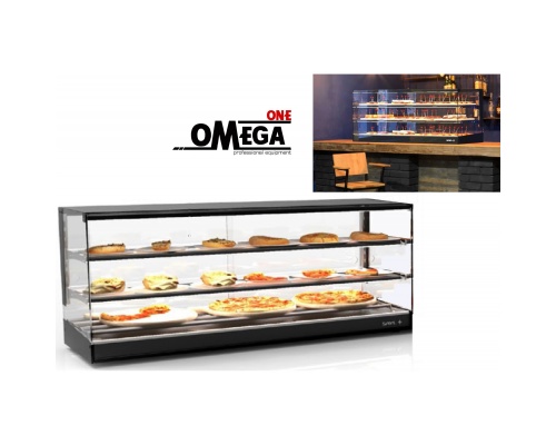 Bakery Counter top 3 tier heated display