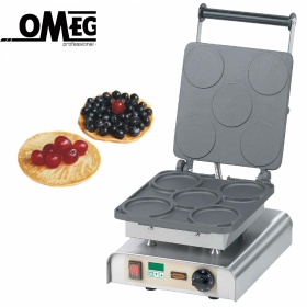 Gastro Waffeleisen 5 Waffeln Pfannkuchen / Blinis
