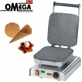 Gastro Waffeleisen 1 Waffel Classic Cones Bowls