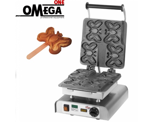Waffle Maker 4 Butterfly Waffles on the Stick