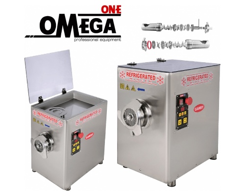 180 kg / hour 230V Butchers Refrigerated Meat Mincer