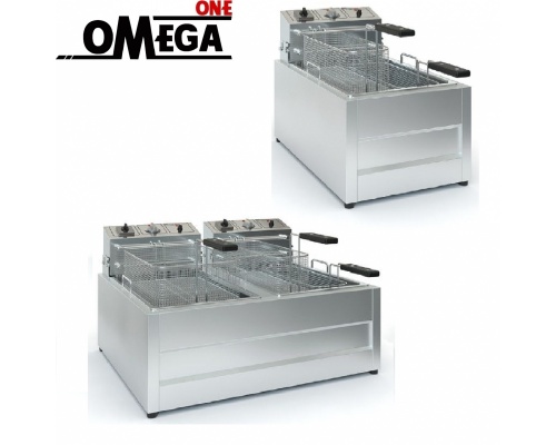 13 Ltr Double and Single Tank Electric Countertop Fryers