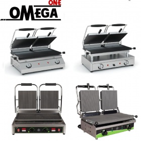 Doppel  Kontaktgrill | Gerillte Platte