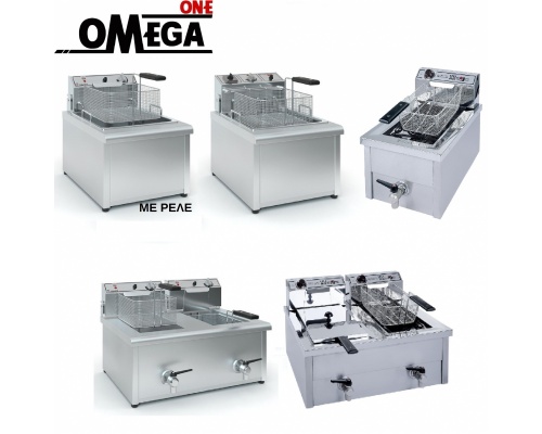 8 Ltr Double and Single Tank Electric Countertop Fryers