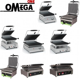 Einzel Kontaktgrill | Gerillte Platte